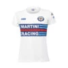 Sparco Martini Racing T-Shirt Replica Lady, White