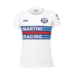 Sparco Martini Racing T-Shirt Replica Lady, White