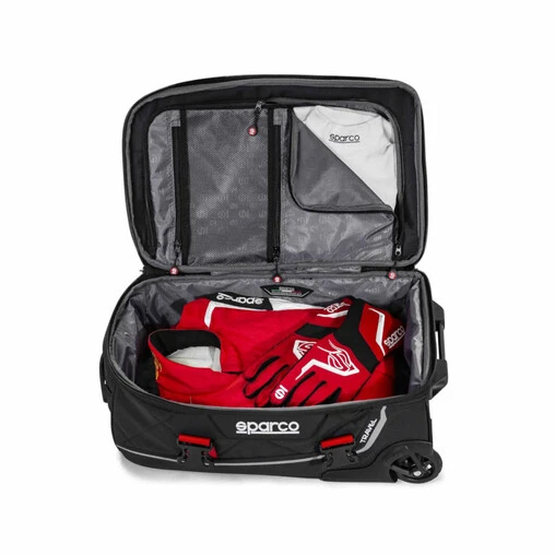 Sparco Travel Martini Racing Hand Luggage Trolley - Red - Image 2