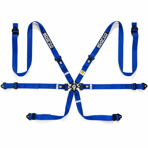 Sparco 6 Points 2" Competition H-2 PD Harness (FIA, Hans) - Image 2