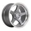 59°North D-004 17x8.5" 4x100/114.3 ET10, Gunmetal