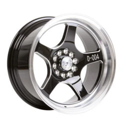 59°North D-004 17x8.5" 5x114.3/120 ET10, Gloss Black