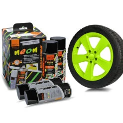 Foliatec Neon Green Spray Film (2 X 400 ML + Base Coat)