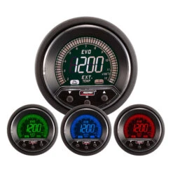 ProSport Evo EGT Gauge - Exhaust Temperature (1200°C, 4 Colors)