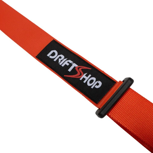 DriftShop 4 Point Harness 2" - Orange - Road Approved - Image 3