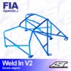 AST Rollcages V2 Weld-In 8-Point Roll Cage For Peugeot 205 - FIA