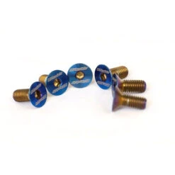 Pack Of 6 Titanium Countersunk Head Screws For Steering Wheels