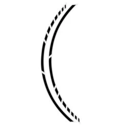 Foliatec Racing Black Pin-Striping Design