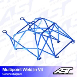 AST Rollcages V4 Weld-In 10-Point Roll Cage For Mazda MX-5 ND