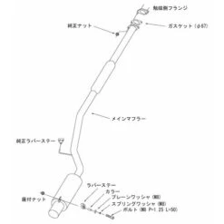 HKS "Hi-Power Spec-R" Catback For Mitsubishi Lancer Evo 9