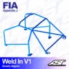 AST Rollcages V1 Weld-In 8-Point Roll Cage For Alfa 75 - FIA
