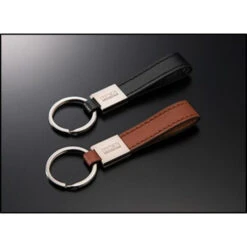 HKS Keyring - Leather Black