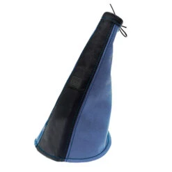 Nardi Handbrake Gaiter In Black & Blue Leather