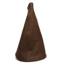Nardi Handbrake Gaiter In Brown Perforated Leather
