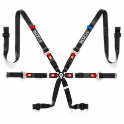 Sparco 6 Points 2" Pro H-9 Harness (1.3 Kg, FIA, Hans)