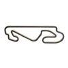 Barcelone F1 Racetrack - Wooden Wall Sculpture (45 Cm)