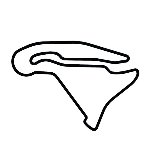 Magny Cours Racetrack - Wooden Wall Sculpture (90 Cm) - Image 2