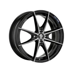 Sparco Trofeo 4 15x6" 4x108 ET42, Flat Black, Machined Spokes