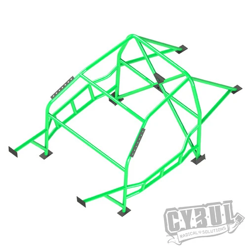 Cybul Multipoint Weld-In Roll Cage V3 Nascar For BMW E81 3 Door
