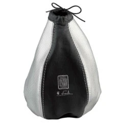 Nardi Gear Gaiter In Black & Grey Leather