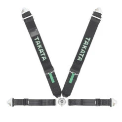 Takata Race 4 - 4 Point FIA Harness - Black