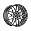 MSW 50 21x8.5" 5x114.3 ET45, Gunmetal, Machined Spokes