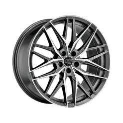 MSW 50 21x8.5" 5x112 ET35, Gunmetal, Machined Spokes