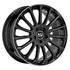 MSW 30 20x8.5" 5x112 ET28, Gloss Black, Polished Lip