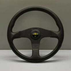 Personal Blitz Steering Wheel - 330 Mm - Black PU, Black Spokes