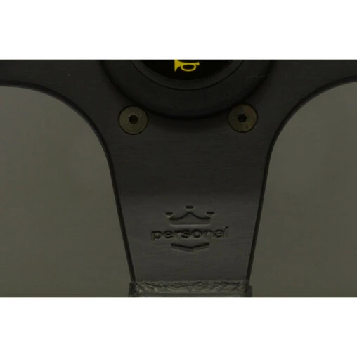 Personal Blitz Steering Wheel - 350 Mm - Black PU, Black Spokes - Image 2