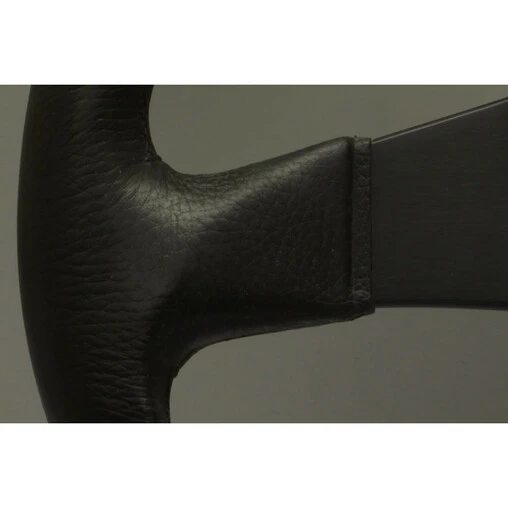 Personal Blitz Steering Wheel - 350 Mm - Black PU, Black Spokes - Image 4