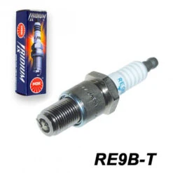 NGK Iridium Spark Plugs RE9B-T (Mazda RX-8, Trailing)