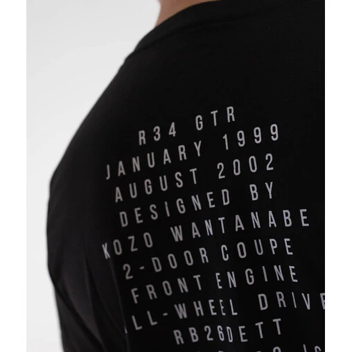 HardTuned Nissan Skyline R34 Split T-Shirt - Image 4